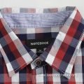 Summer Breathable Checked Short Sleeves Mens Shirt